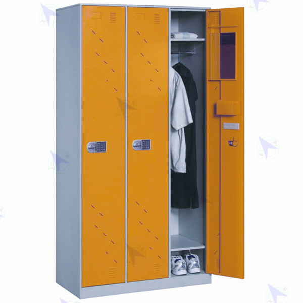 GY-2 电子密码锁三门更衣柜